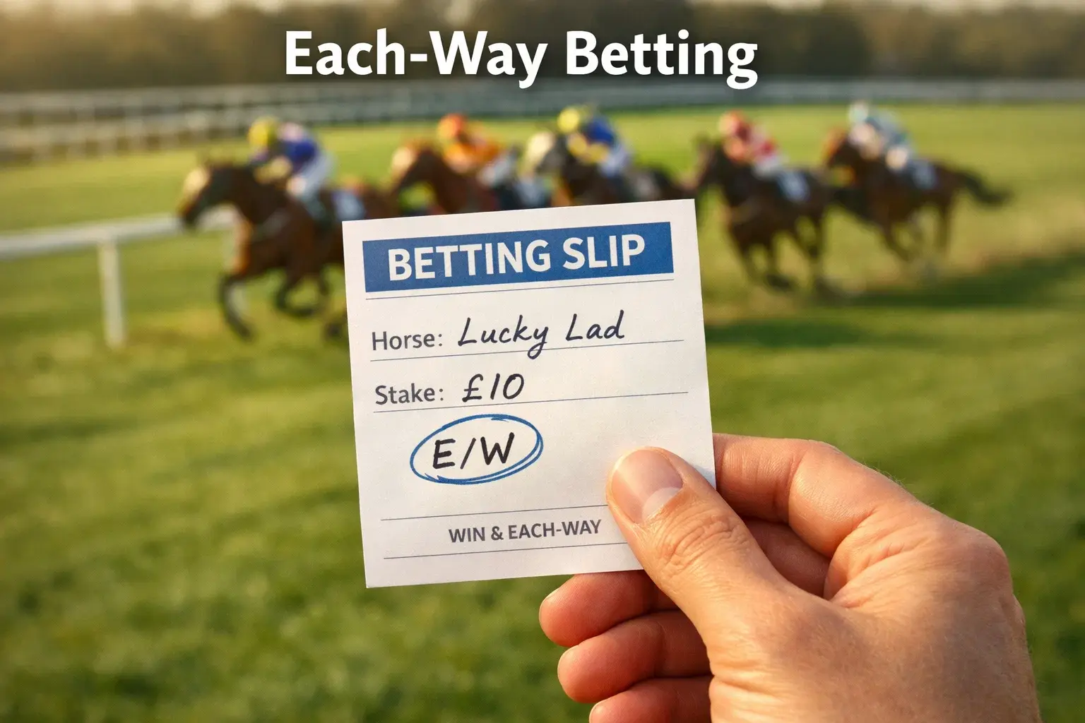 Each-way betting explained with worked examples for UK horse racing
