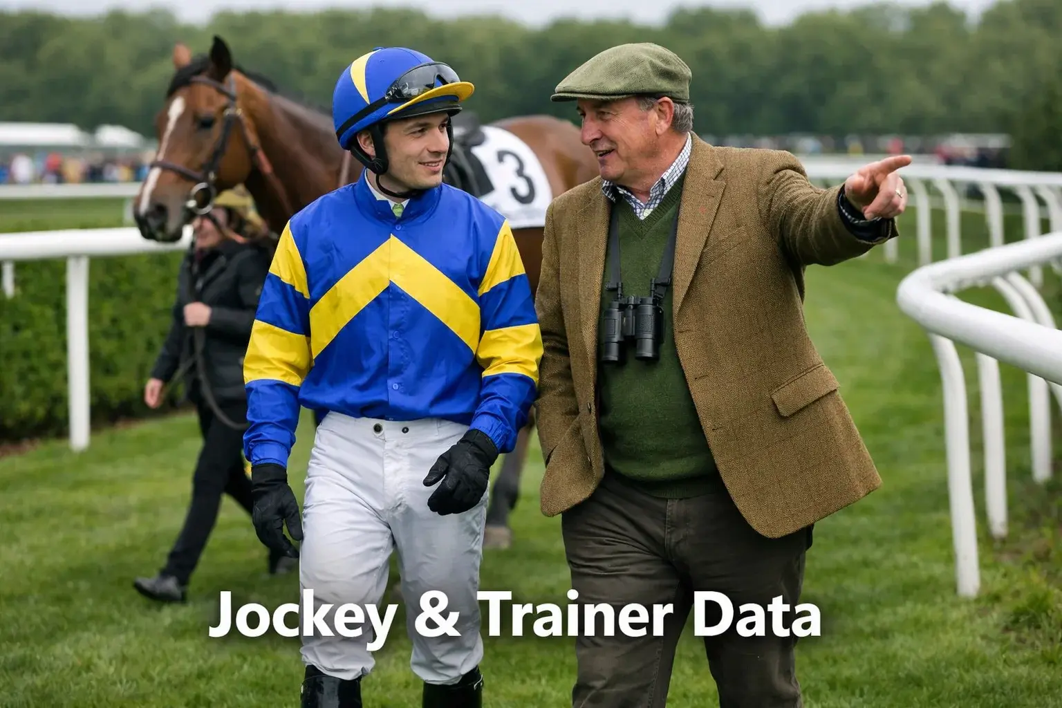 Jockey and trainer statistics for UK horse racing betting analysis